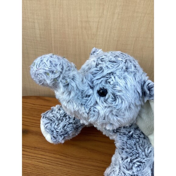 Babies R Us 2015 Grey Elephant Plush Lovey Soft Stuffed Animal Toy 13” - Picture 3 of 10